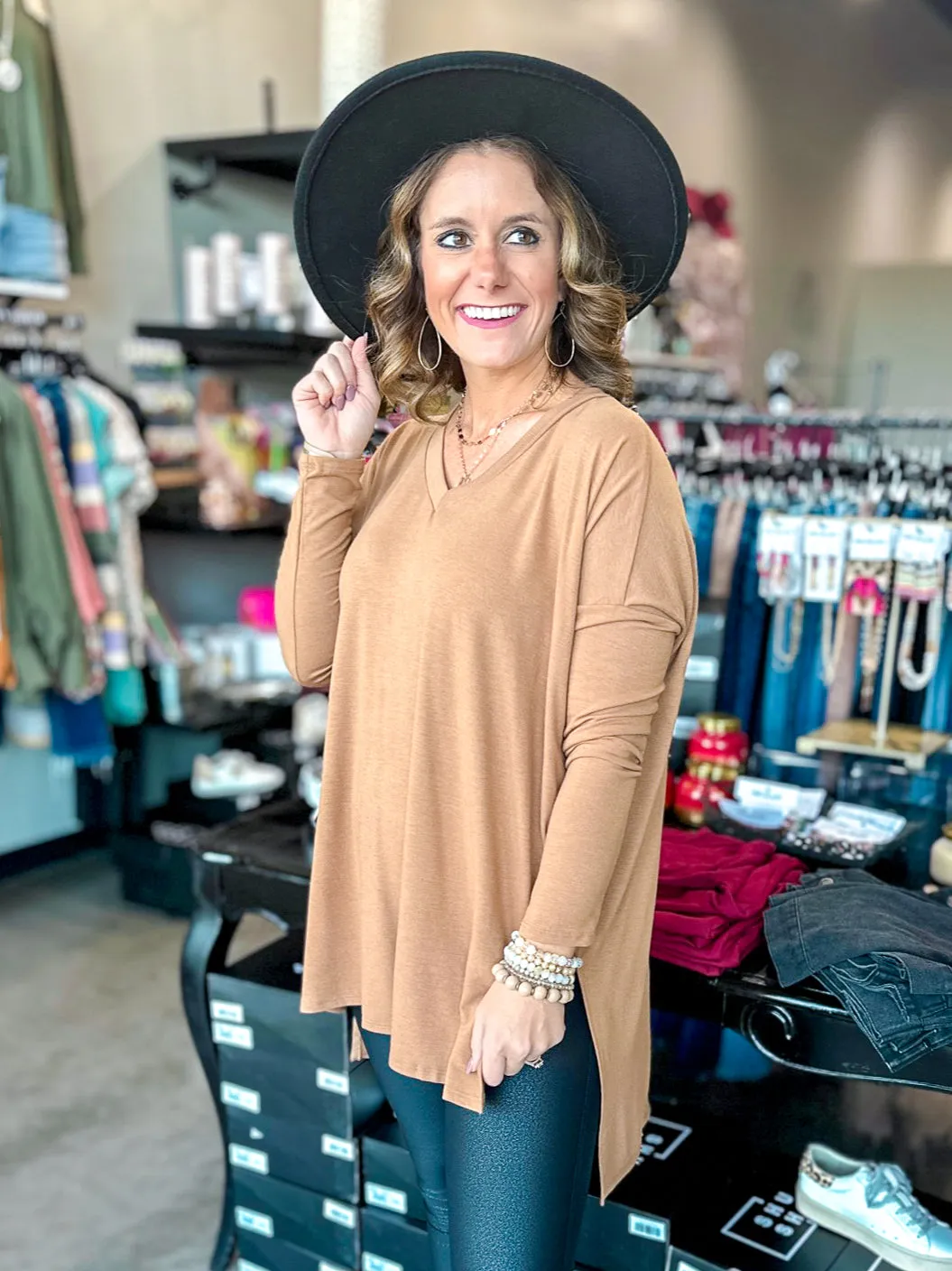 Debbie Drop Shoulder Tunic