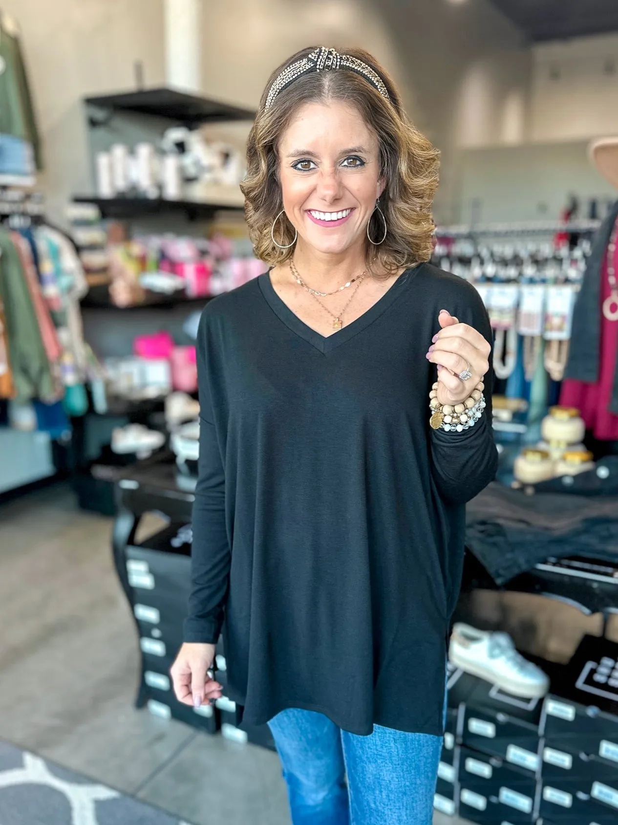 Debbie Drop Shoulder Tunic