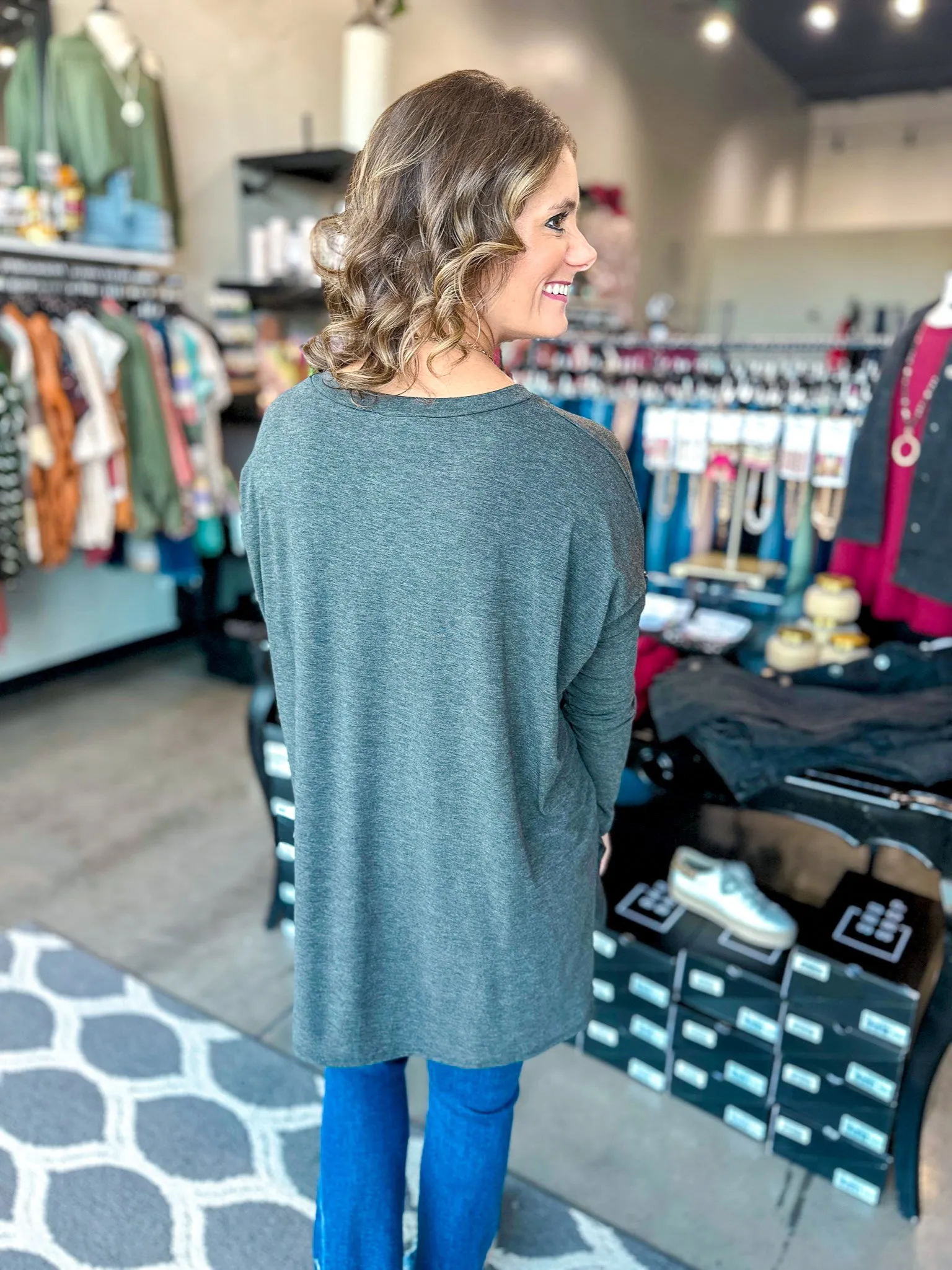 Debbie Drop Shoulder Tunic