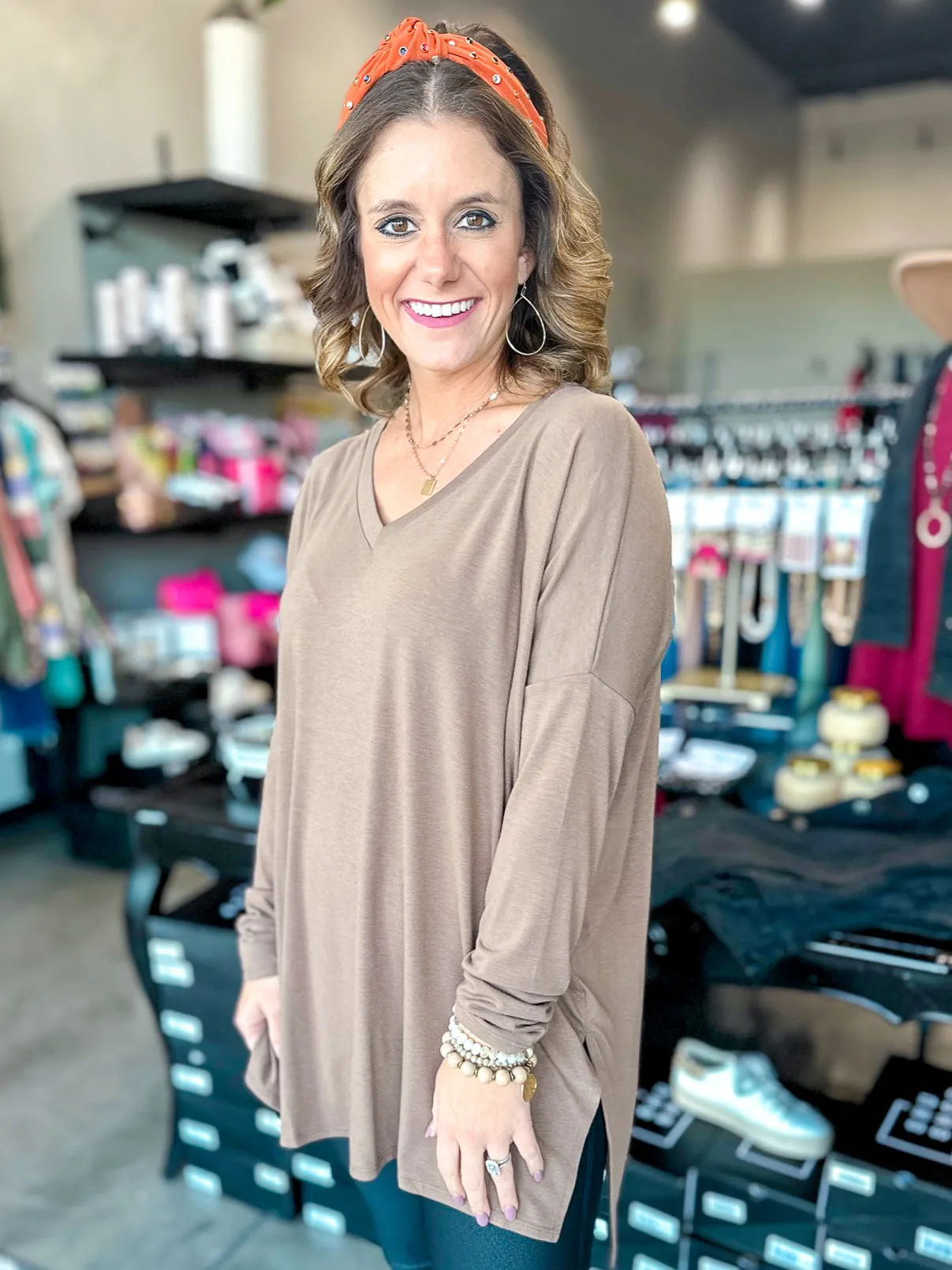 Debbie Drop Shoulder Tunic