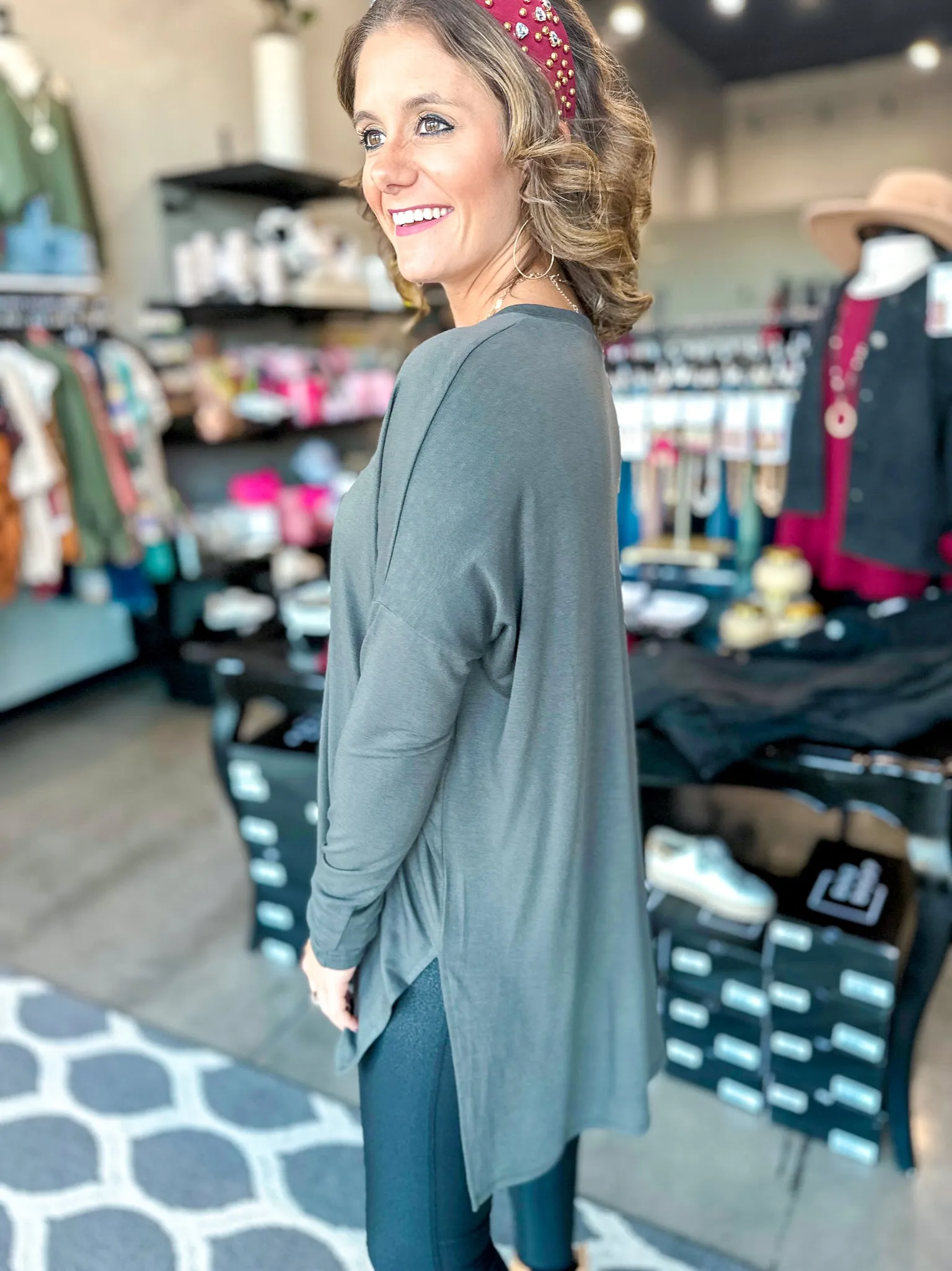 Debbie Drop Shoulder Tunic