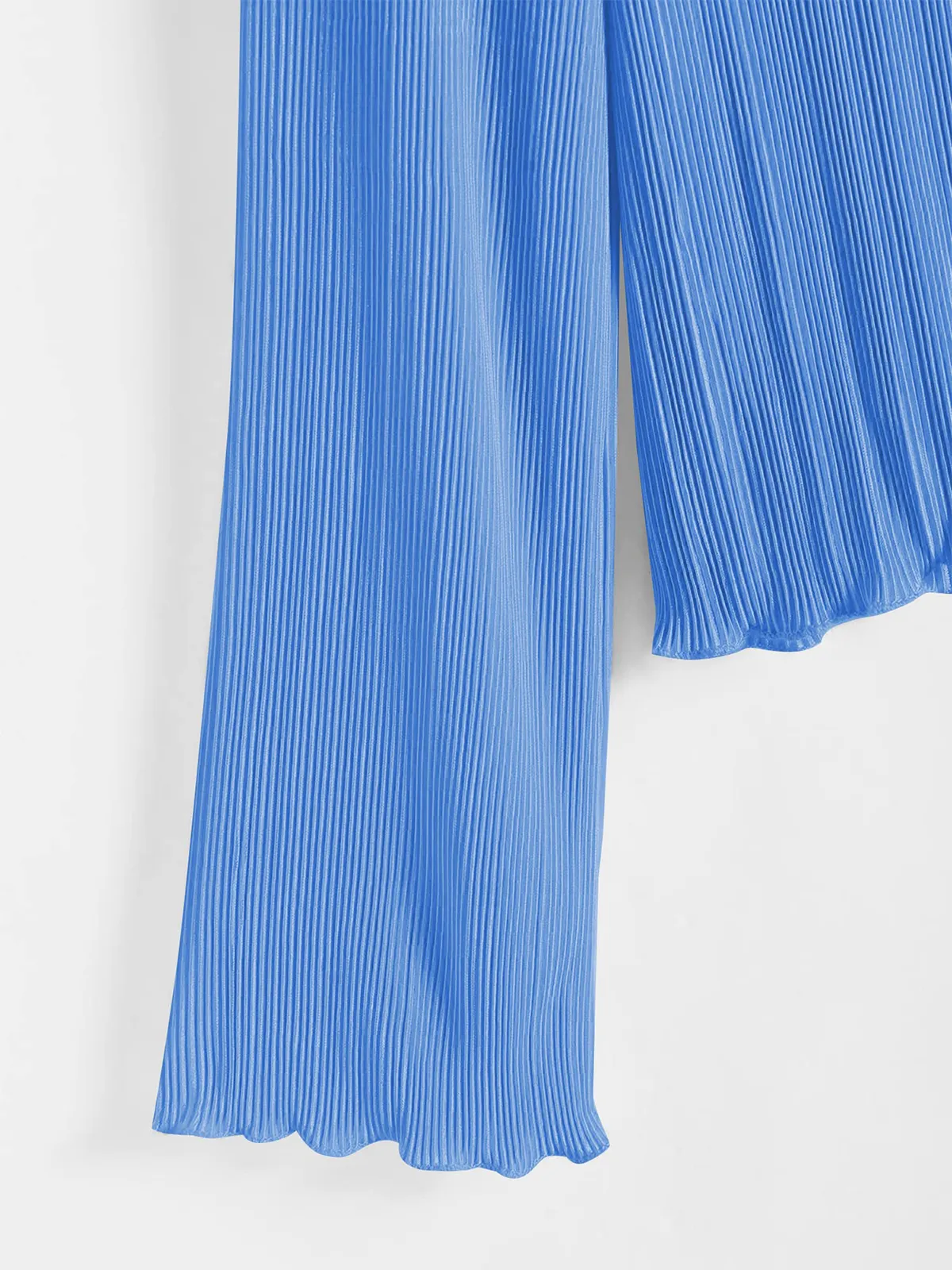 Deep V Neck Tie Front Top