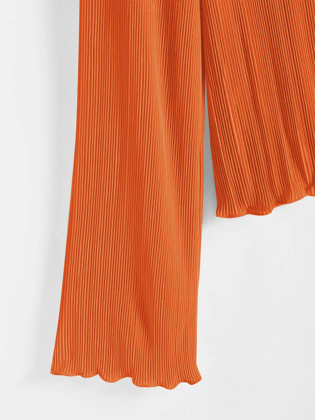 Deep V Neck Tie Front Top
