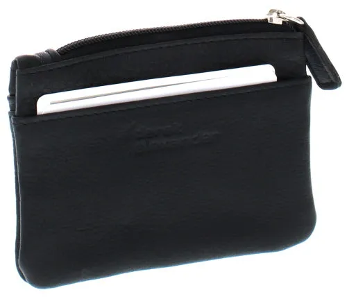 Derek Alexander Unisex Coin Pouch - Black