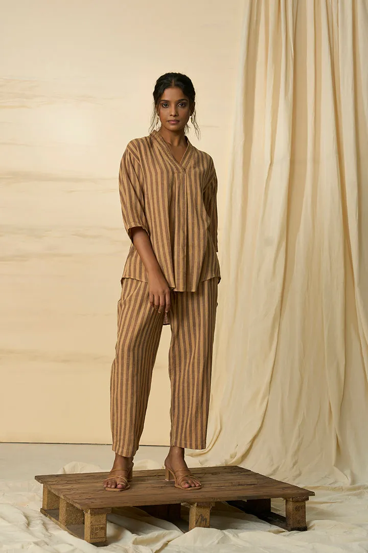 Desert Kala Cotton V Neck Top