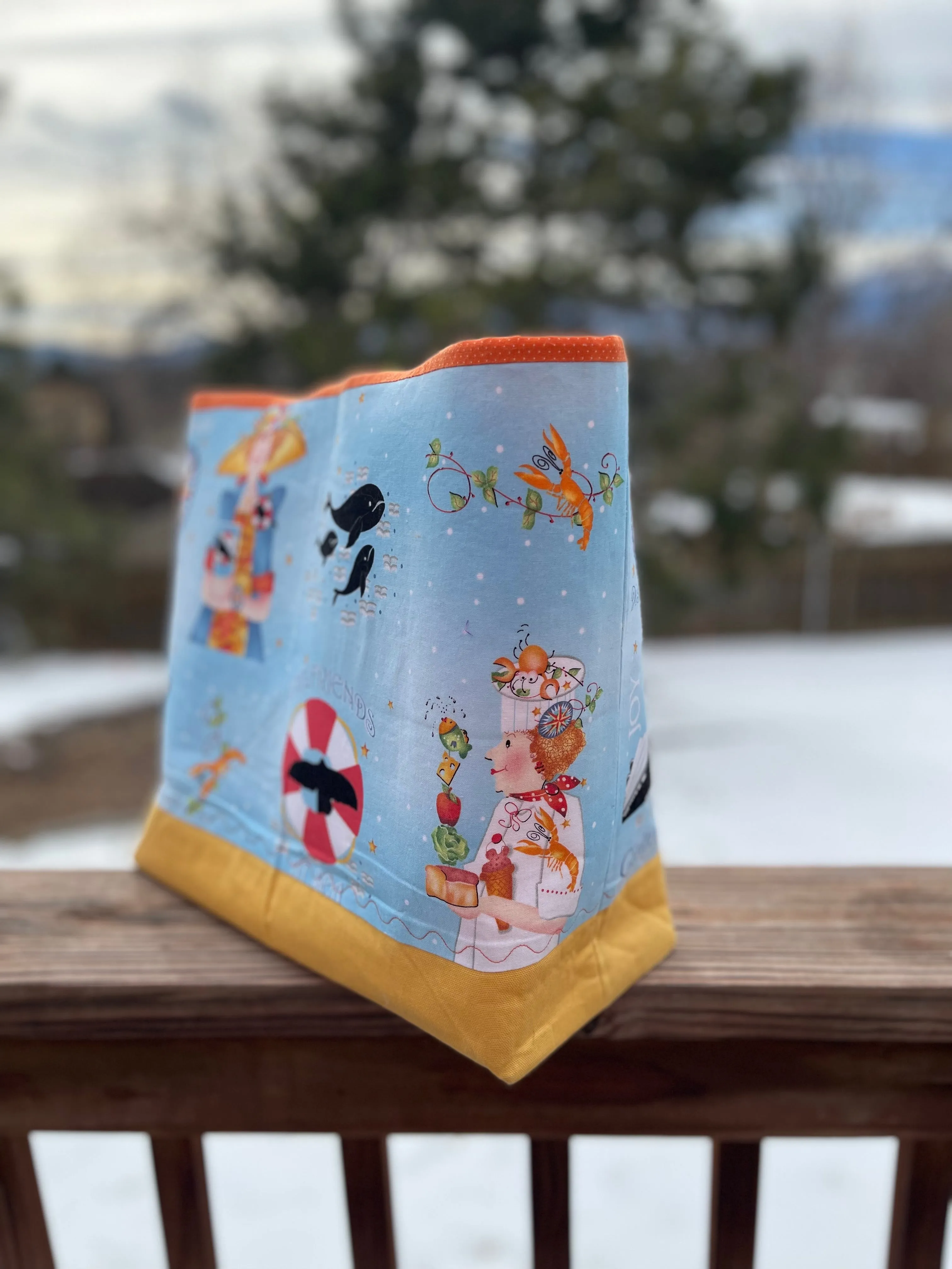 Designer Tote - Girlfriends at Sea