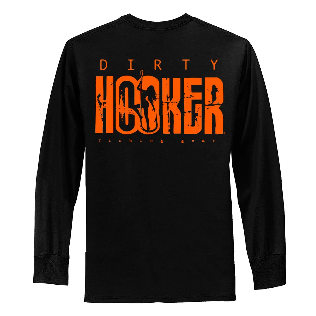 Dirty Hooker Classic Orange Long Sleeve T-Shirt
