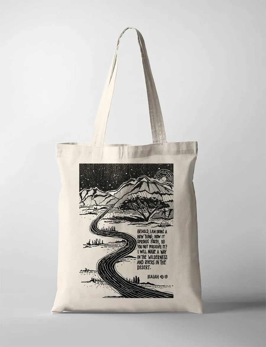 Doing a New Thing {Tote Bag}