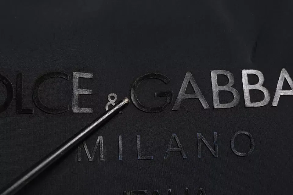 Dolce & Gabbana Black Canvas DG Logo Print Shopping Hand Tote Bag