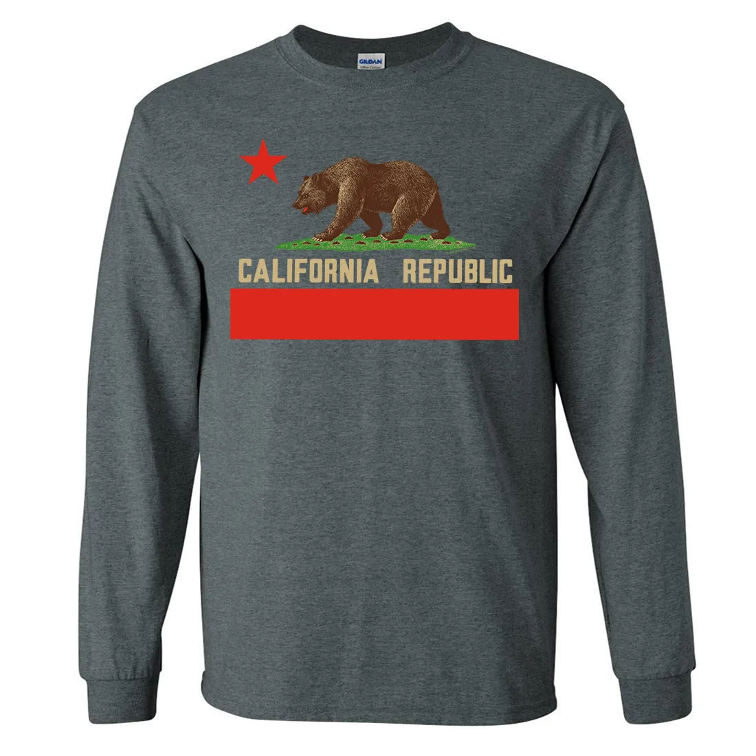 Don Pimentel California Republic Bear Flag Long Sleeve Shirt