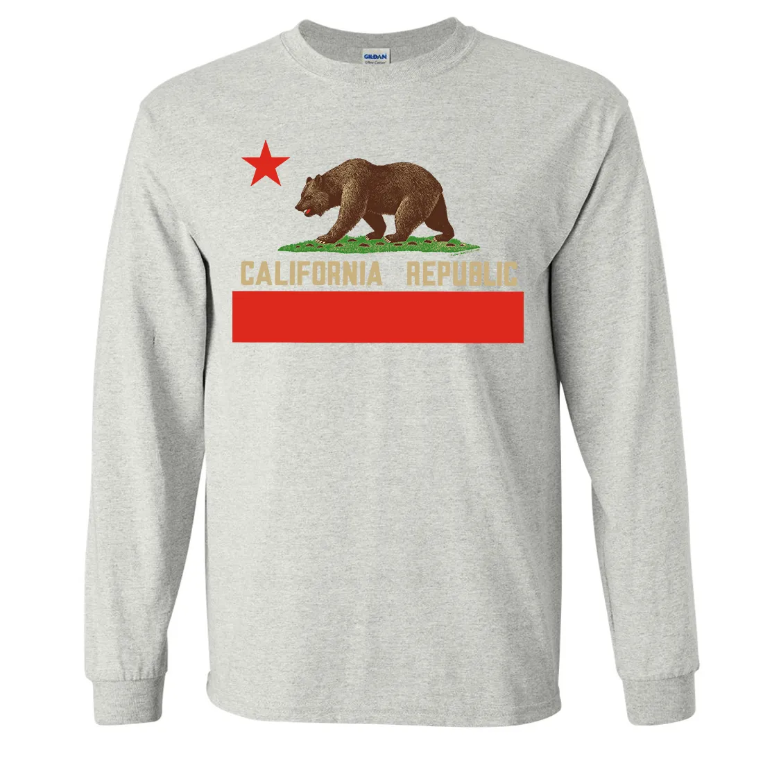 Don Pimentel California Republic Bear Flag Long Sleeve Shirt