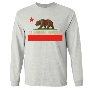 Don Pimentel California Republic Bear Flag Long Sleeve Shirt