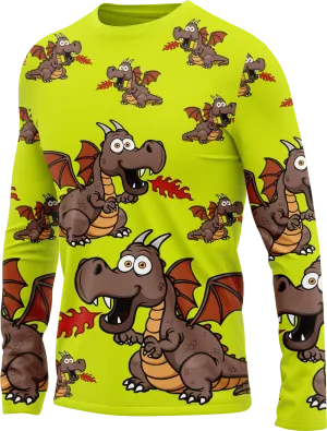 Dopey Dragon Rash Shirt Long Sleeve Clearance