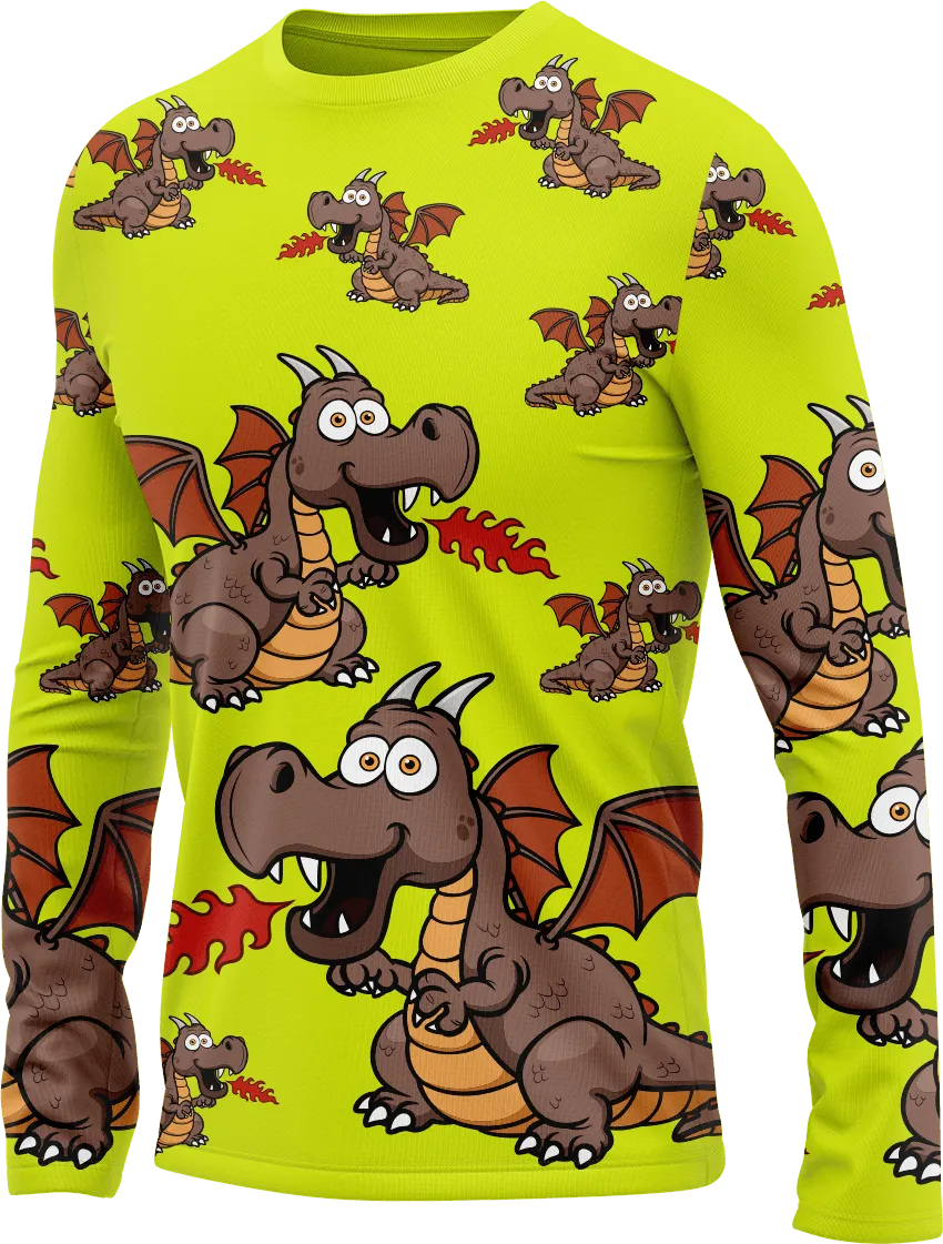 Dopey Dragon Rash Shirt Long Sleeve Clearance