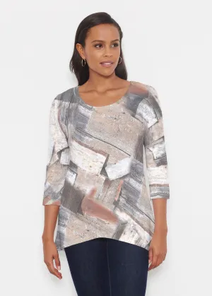 Driftwood (24013) ~ Katherine Hi-Lo Thermal Tunic