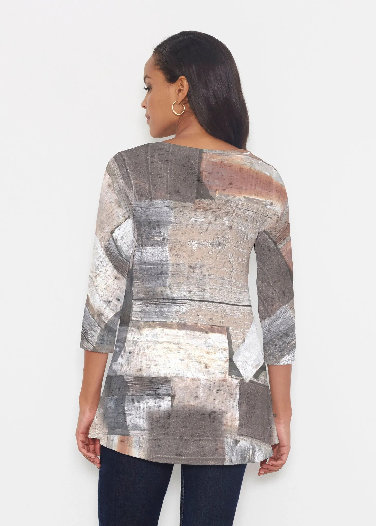 Driftwood (24013) ~ Katherine Hi-Lo Thermal Tunic