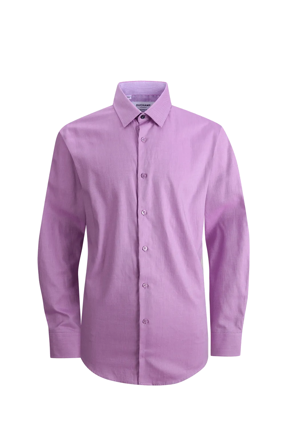 Duchamp London Textured Solid Dress Shirt