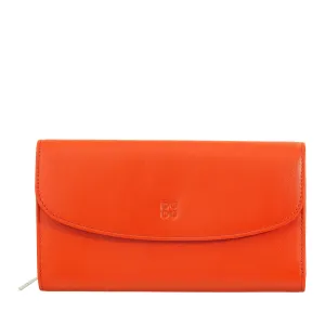 DUDU WORLD WORLD WORLD IN REAL LEATHER, RFID shielded, Portamonete hinge wallets, Multi compartments