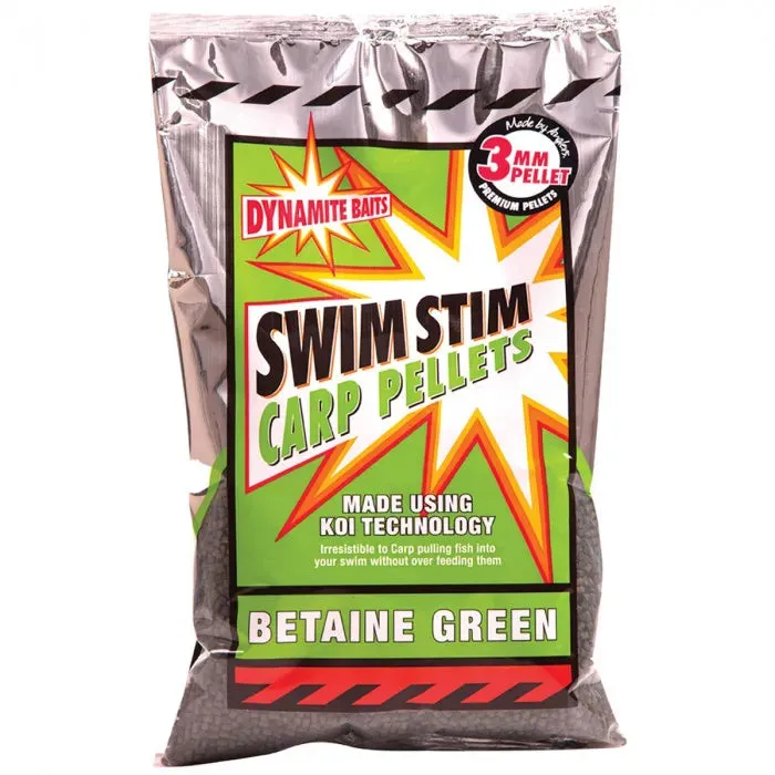 Dynamite Baits Swim Stim Betaine Green Pellets