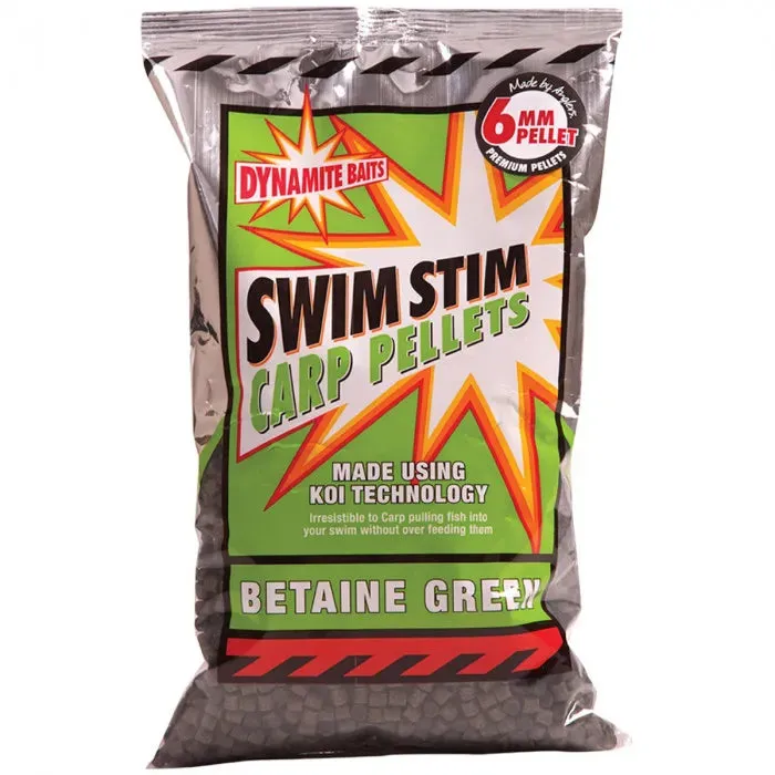 Dynamite Baits Swim Stim Betaine Green Pellets