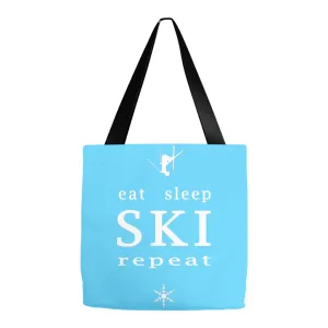 Eat Sleep SKI light blue - Tote Bag