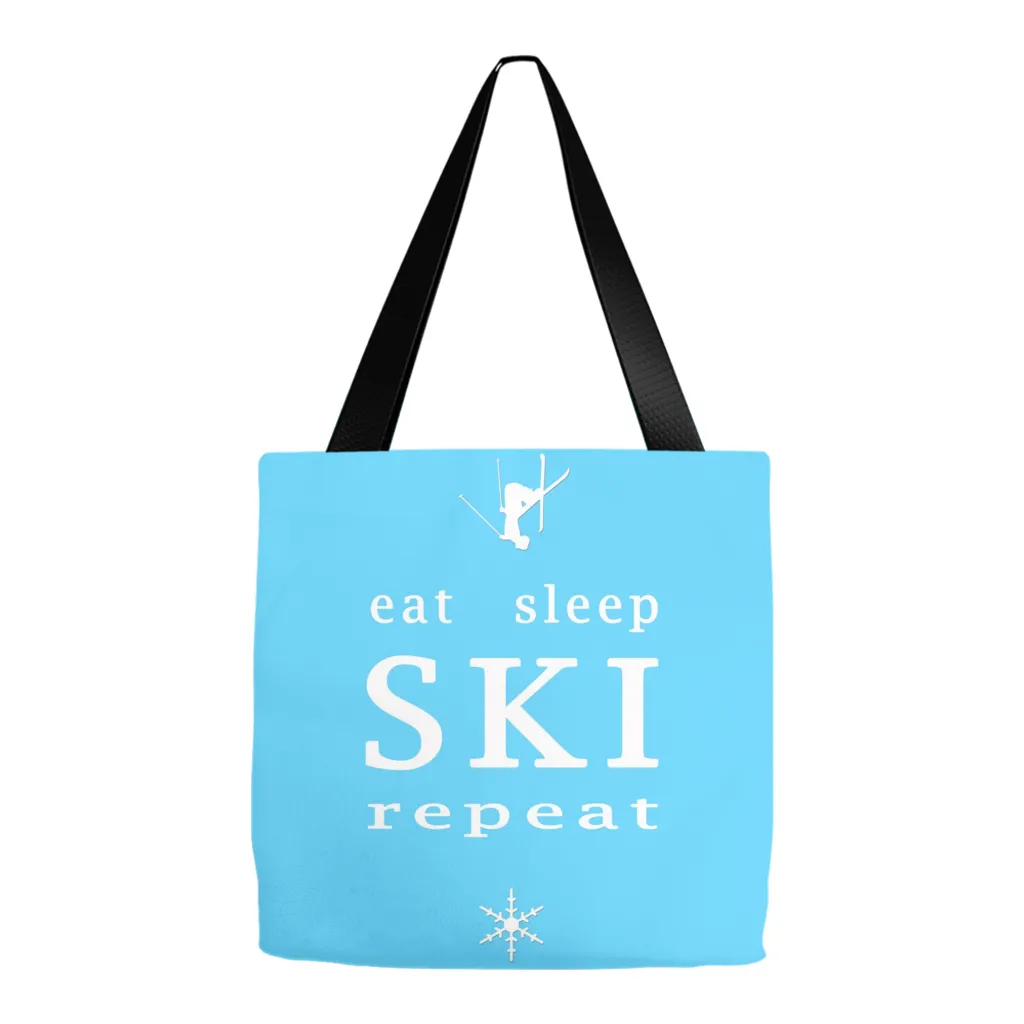 Eat Sleep SKI light blue - Tote Bag