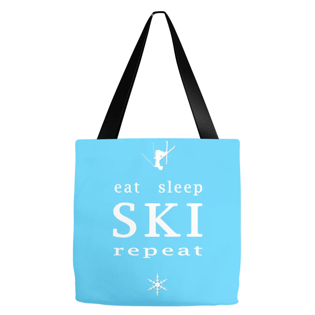 Eat Sleep SKI light blue - Tote Bag