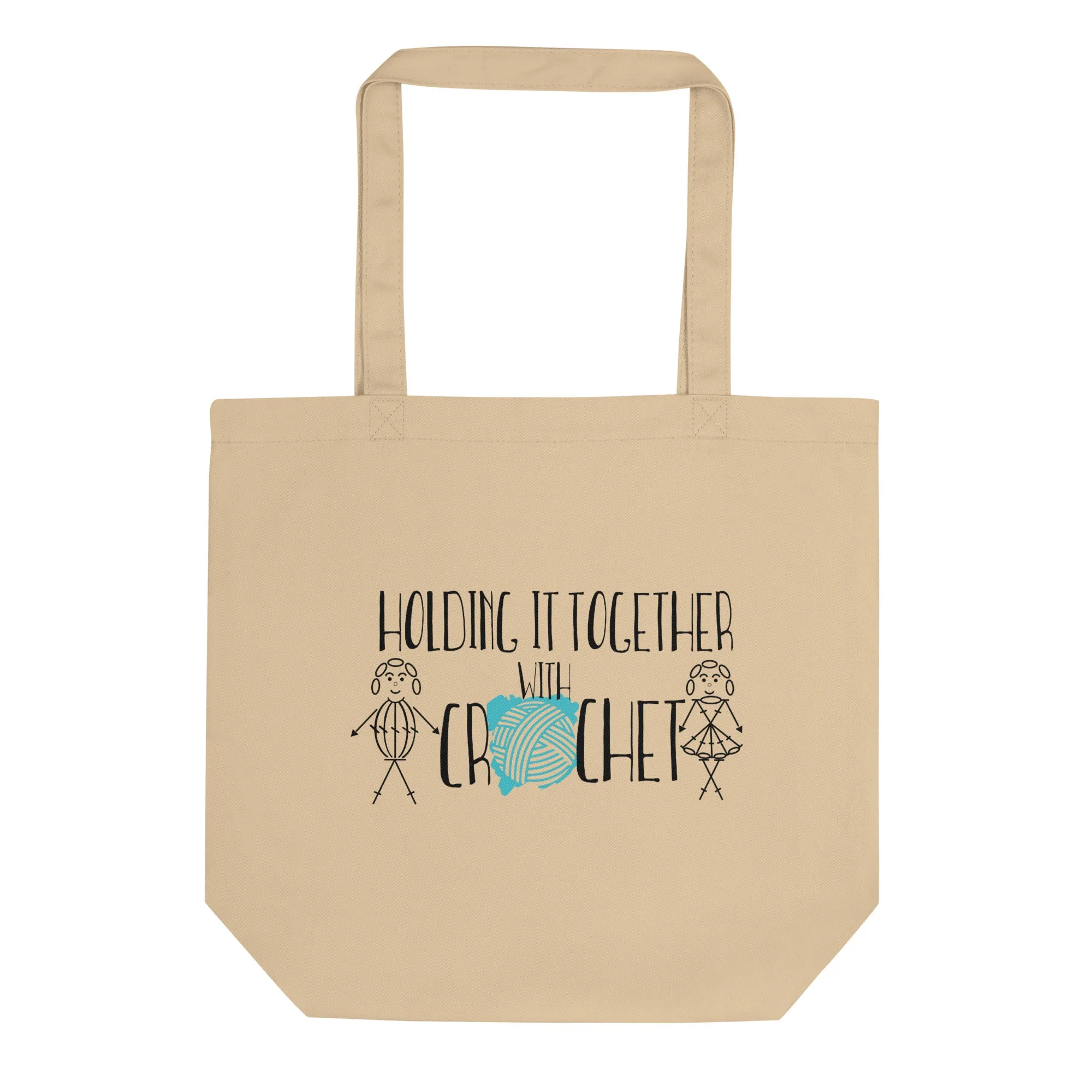 Eco Tote Bag, Holding it Together with Crochet
