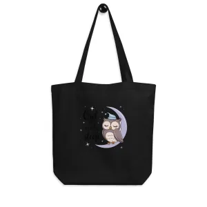 Eco Tote Bag: Owl Themed Sustainable, Stylish, and Ready for Any Adventure