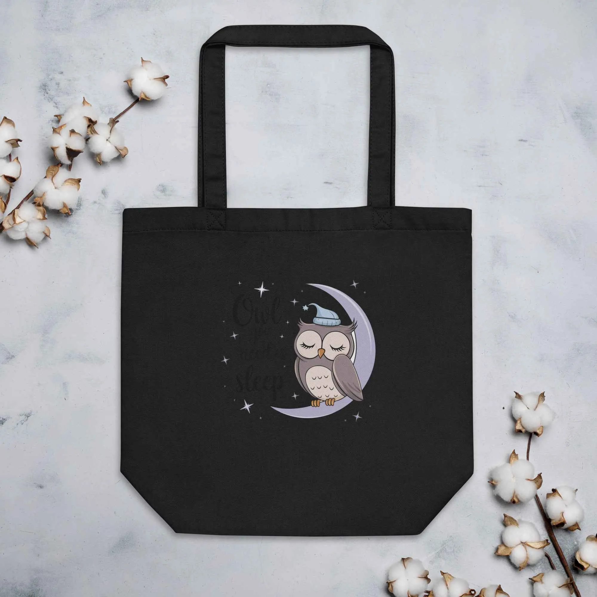 Eco Tote Bag: Owl Themed Sustainable, Stylish, and Ready for Any Adventure