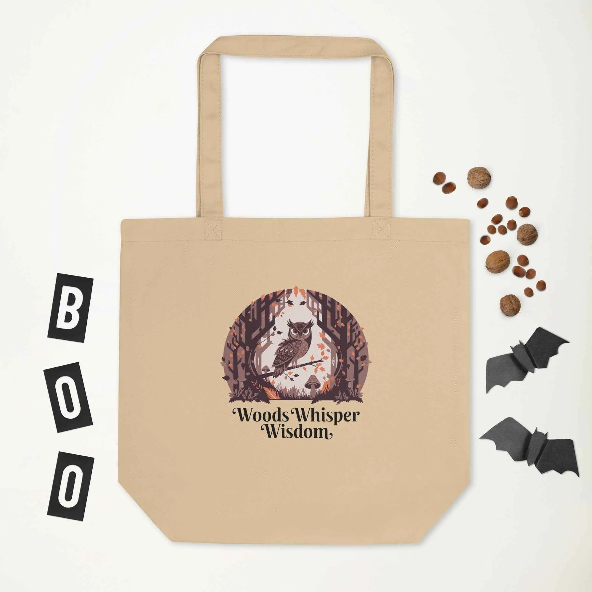 Eco Tote Bag: Owl Themed Sustainable, Stylish, and Ready for Any Adventure