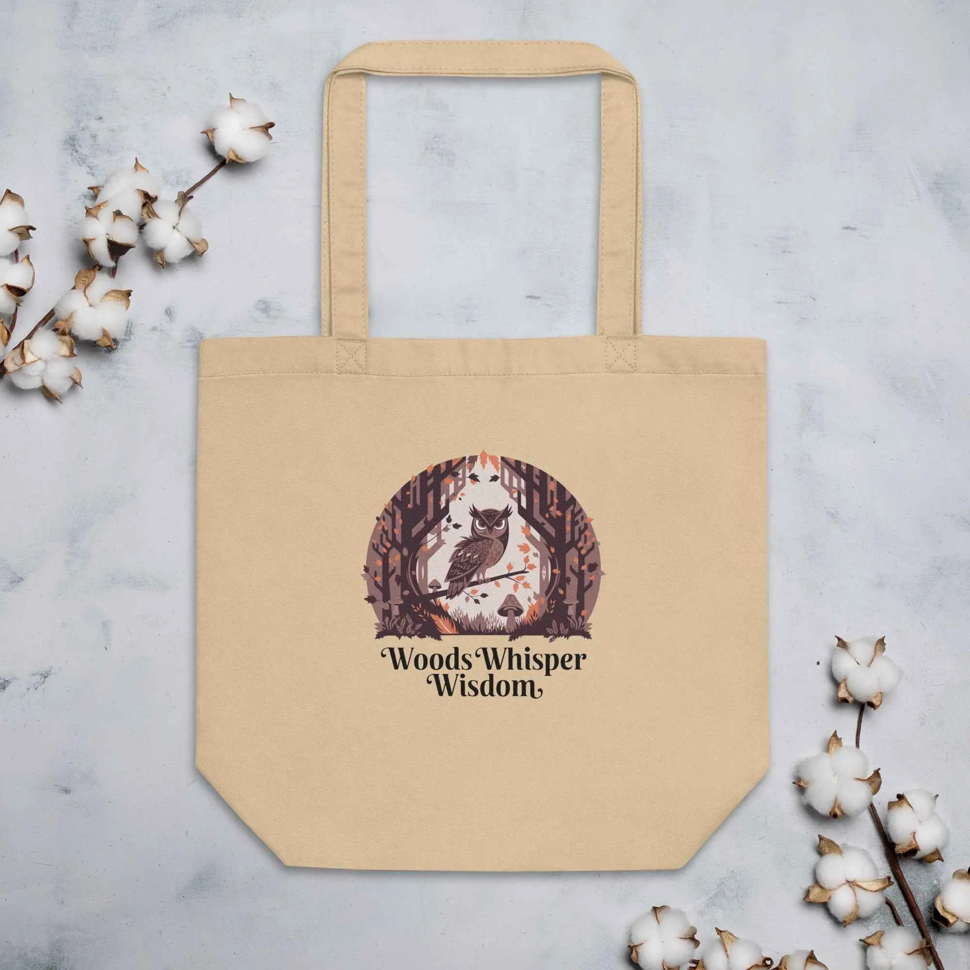 Eco Tote Bag: Owl Themed Sustainable, Stylish, and Ready for Any Adventure