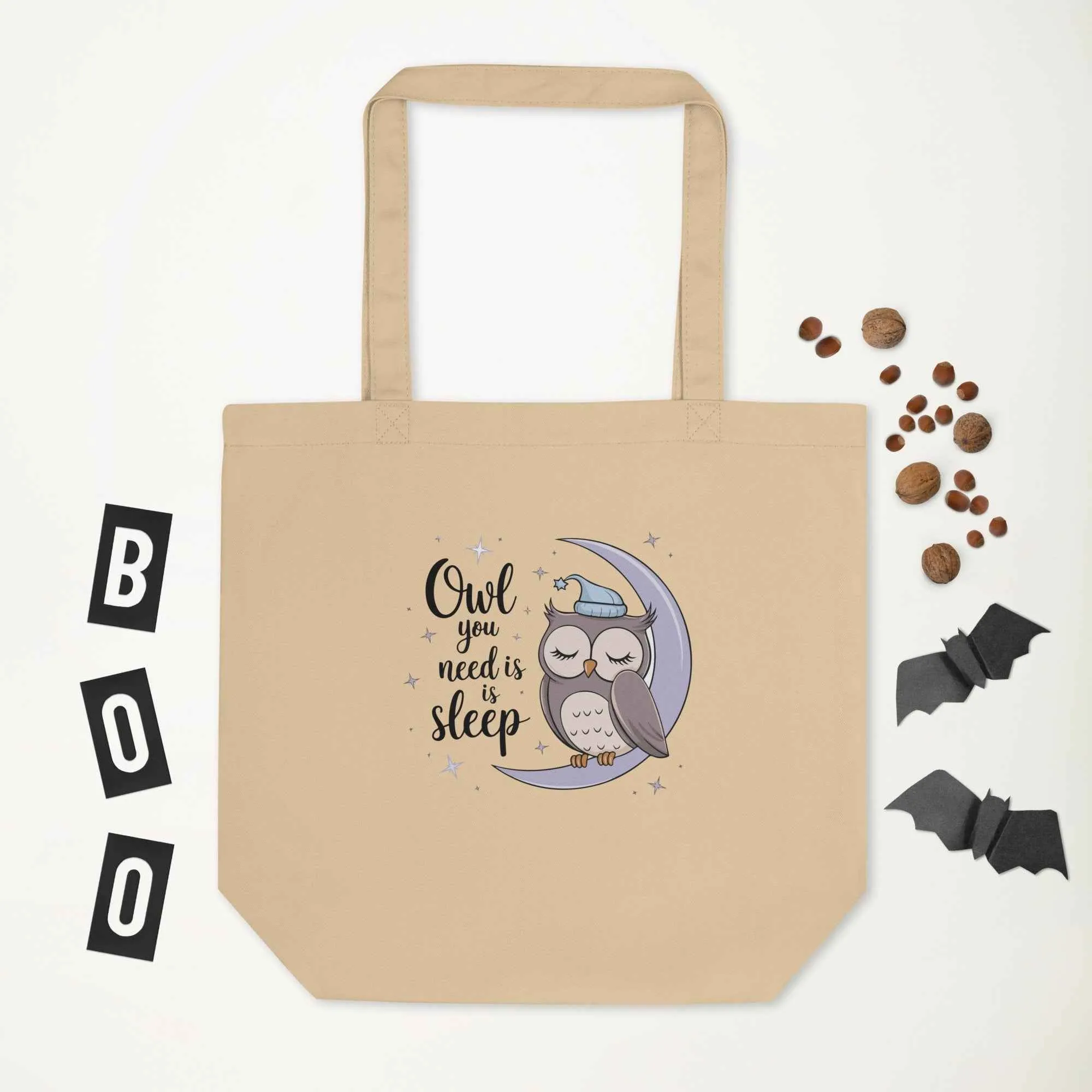 Eco Tote Bag: Owl Themed Sustainable, Stylish, and Ready for Any Adventure