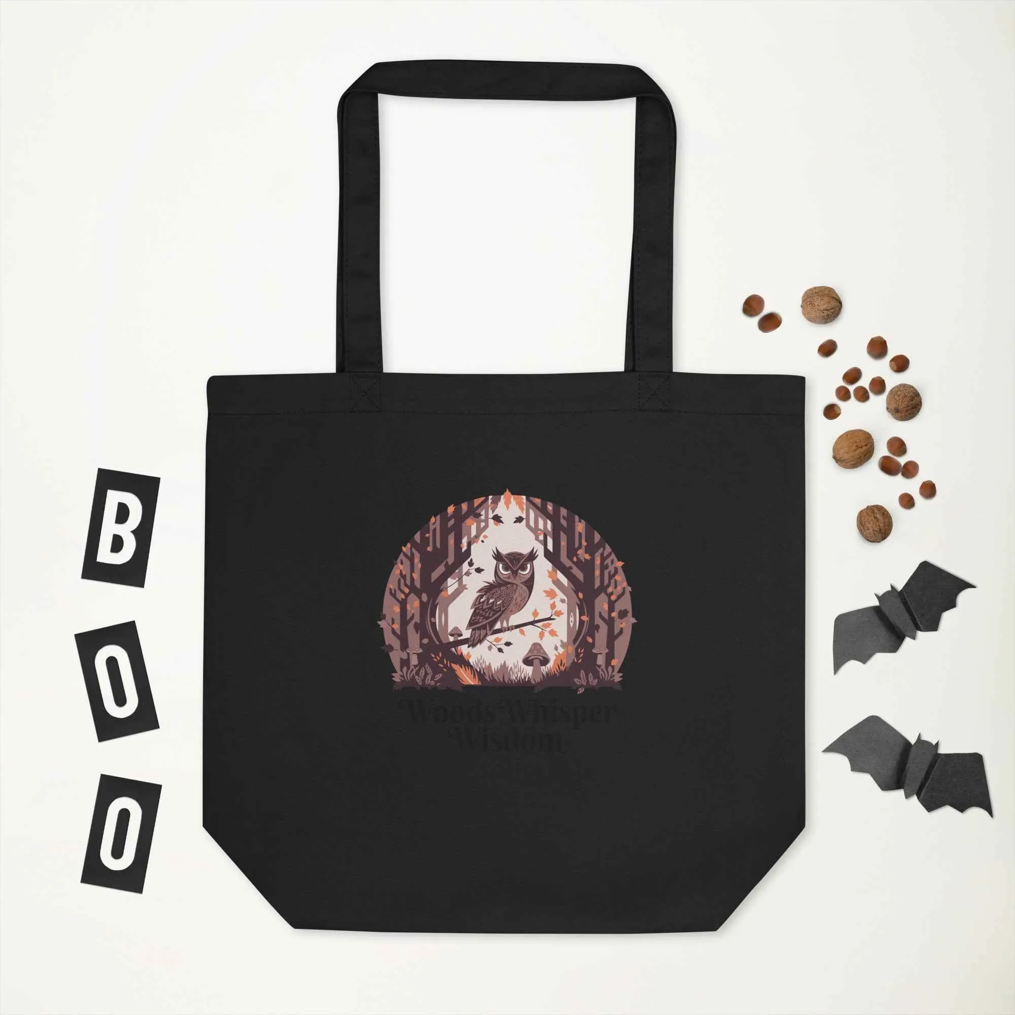 Eco Tote Bag: Owl Themed Sustainable, Stylish, and Ready for Any Adventure