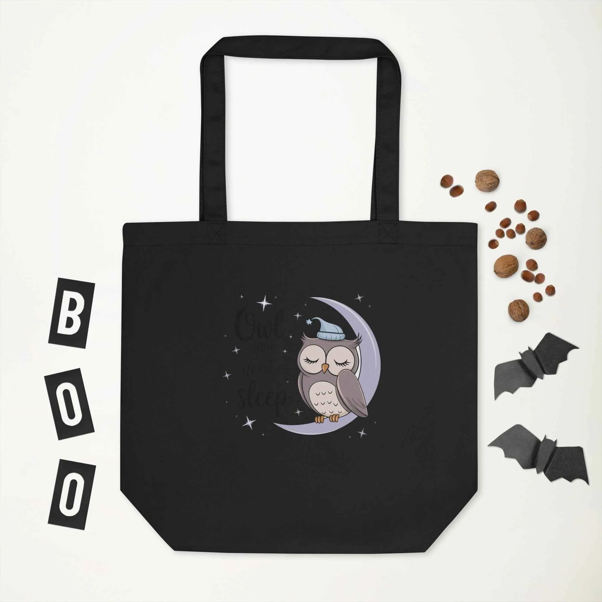 Eco Tote Bag: Owl Themed Sustainable, Stylish, and Ready for Any Adventure