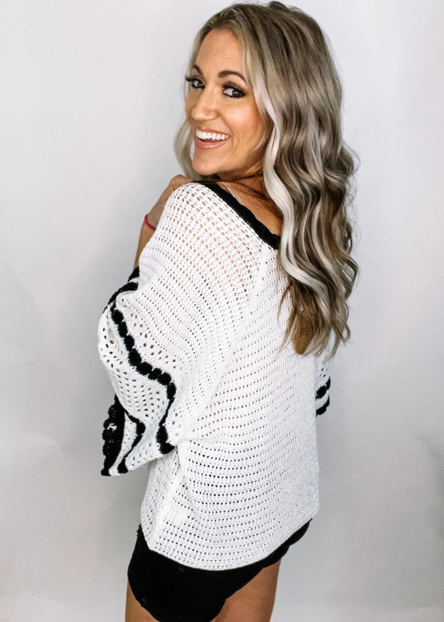 Edge Contrast Sweater