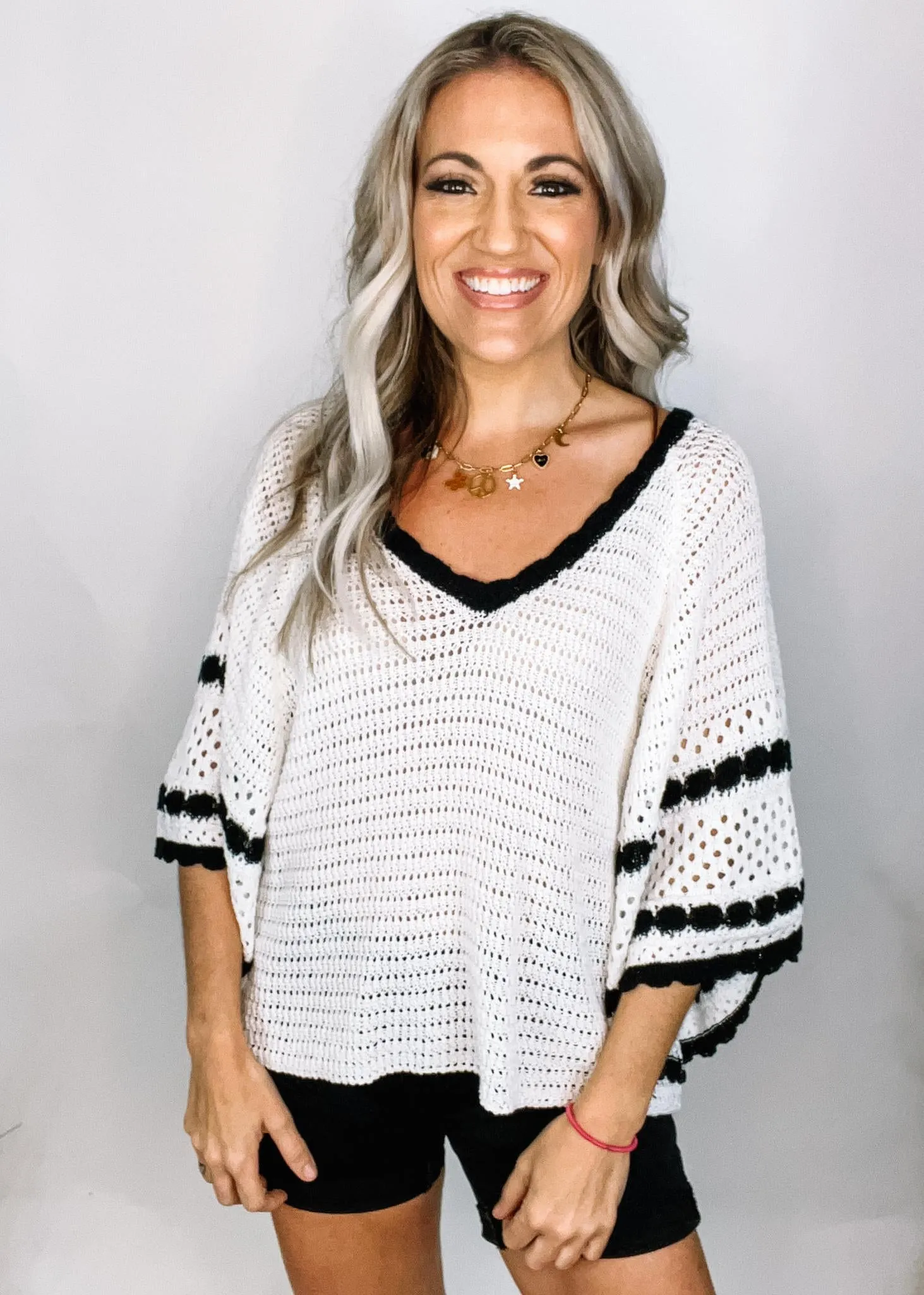 Edge Contrast Sweater