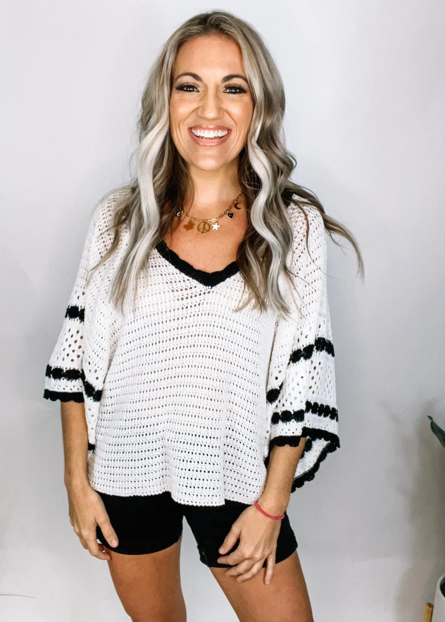 Edge Contrast Sweater