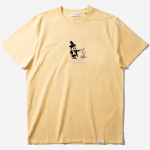 Edmmond Studios Cosmic Pleasures T-Shirt Plain Light Yellow
