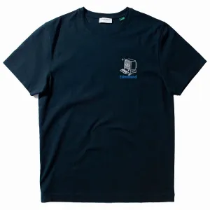 Edmmond Studios Log Off T-Shirt Plain Navy