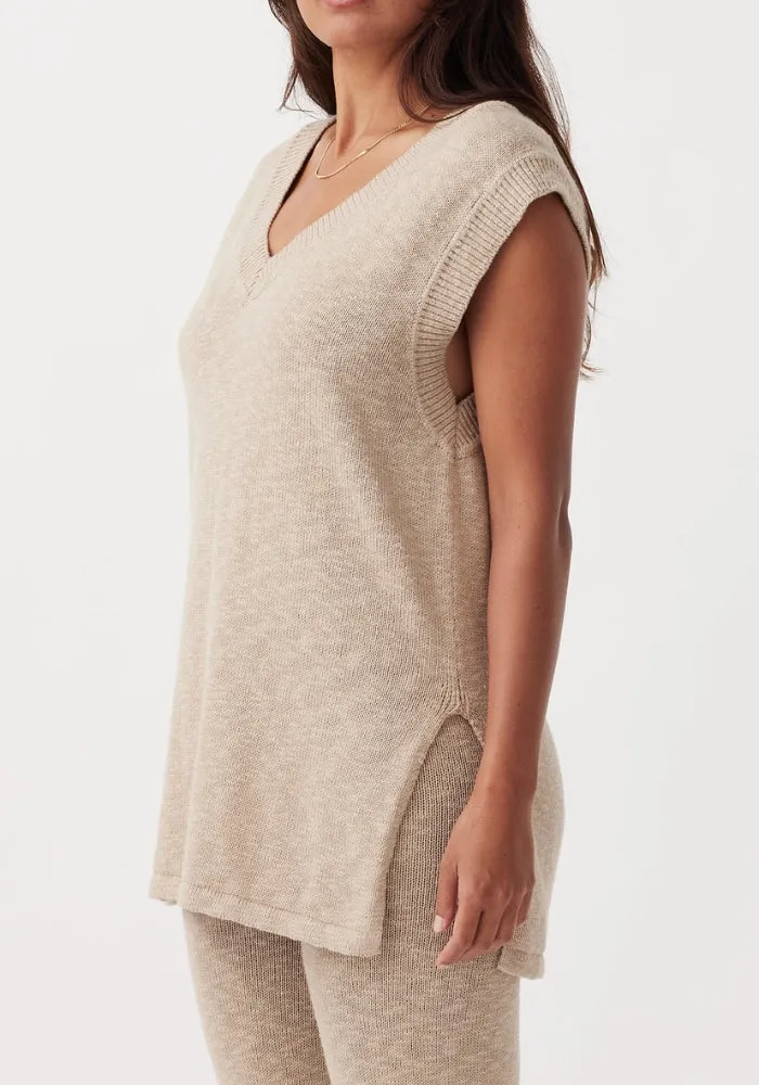 Emma Vest - Taupe
