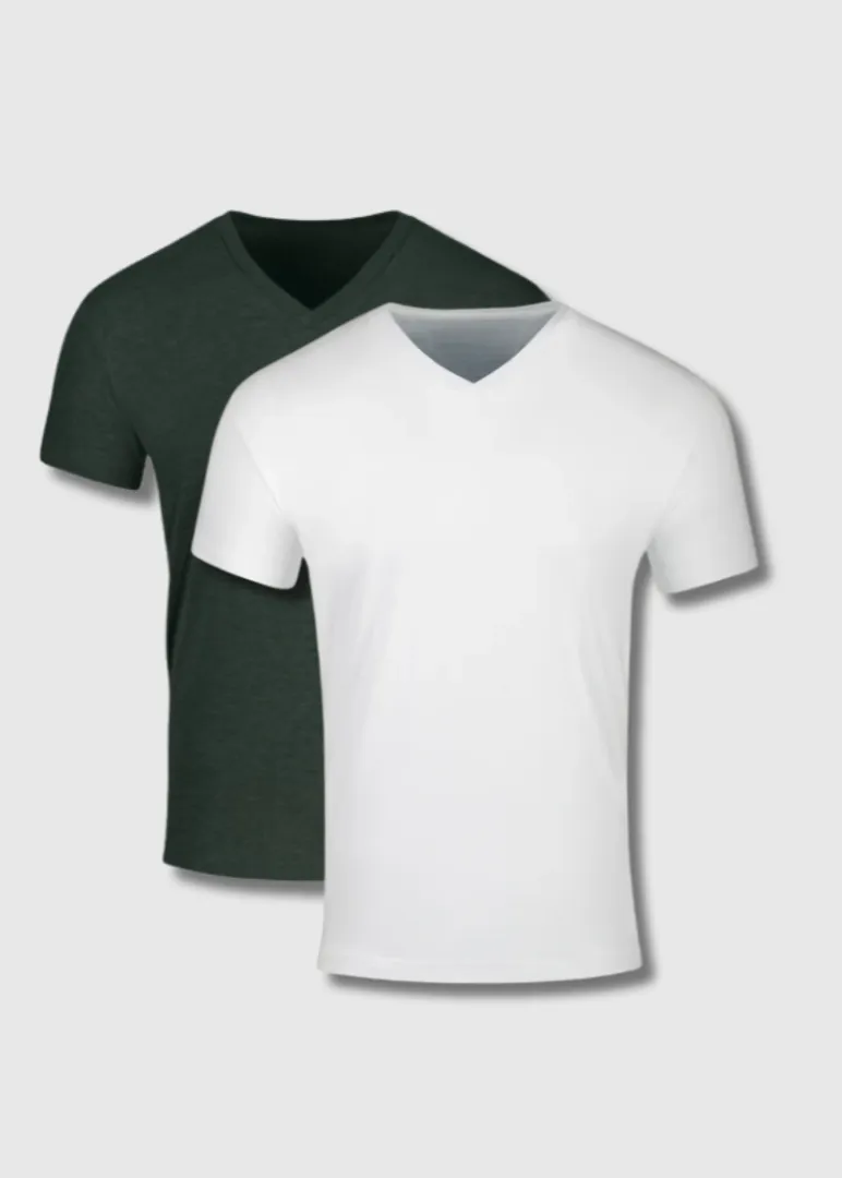 Essential Wardrobe V-Neck 2-Pack