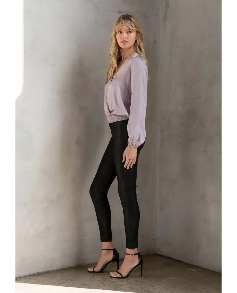 Etienne Surplice Top Lilac