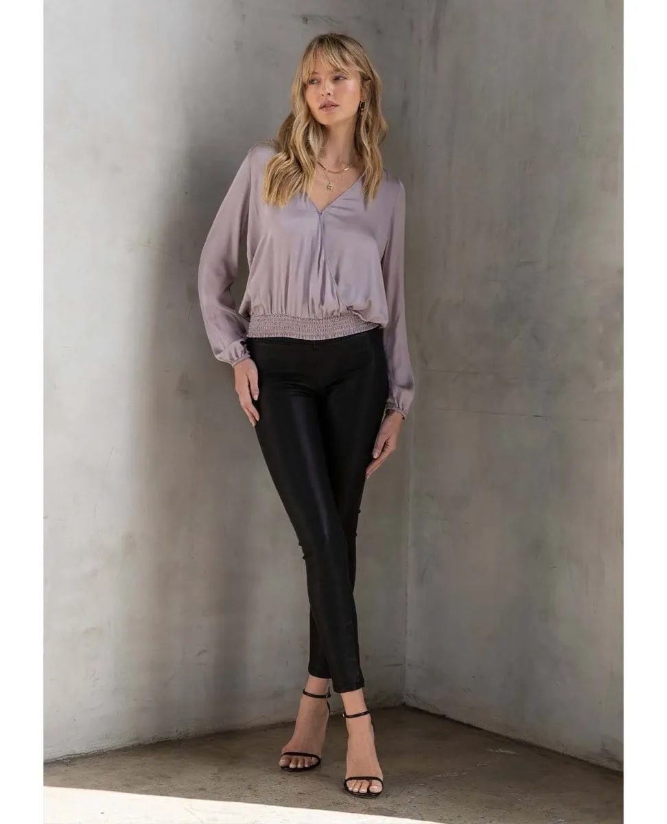 Etienne Surplice Top Lilac