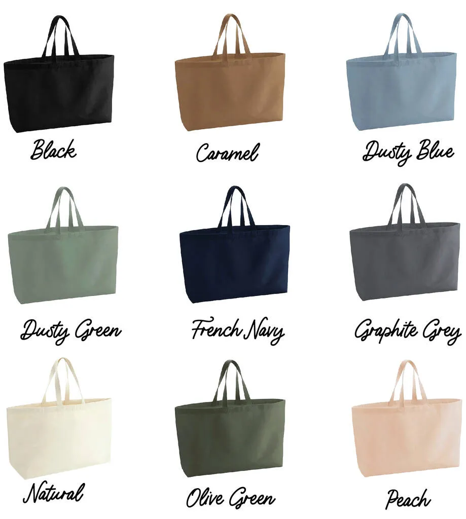 Everything Premium Canvas Oversized Tote Bag