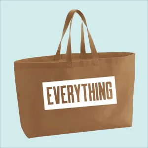 Everything Premium Canvas Oversized Tote Bag
