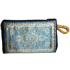 Fabric Coin Purse - Blue