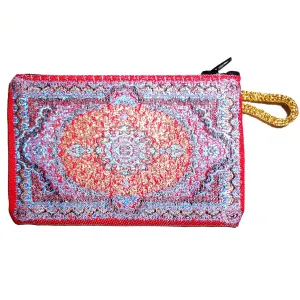 Fabric Coin Purse - Red