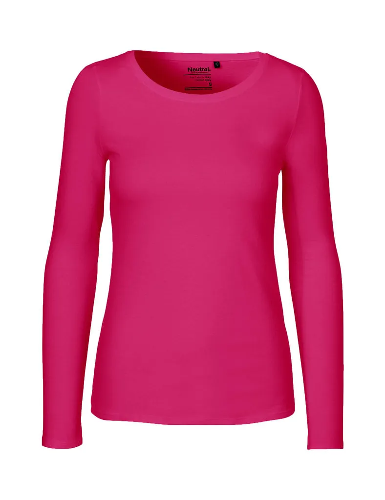 Fairtrade Organic Long Sleeve T-shirt: Womens