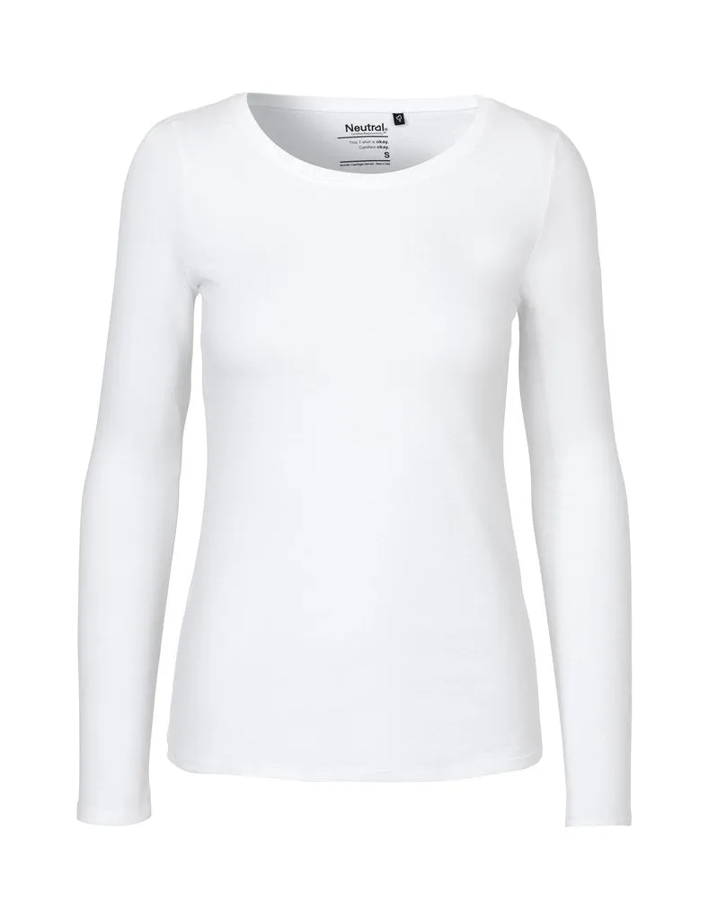 Fairtrade Organic Long Sleeve T-shirt: Womens